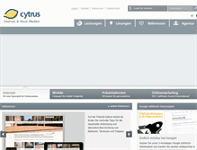 Tablet Screenshot of cytrus.de
